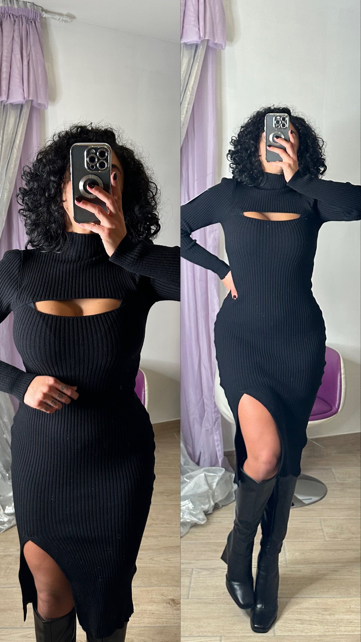 DRESS LANA BLACK