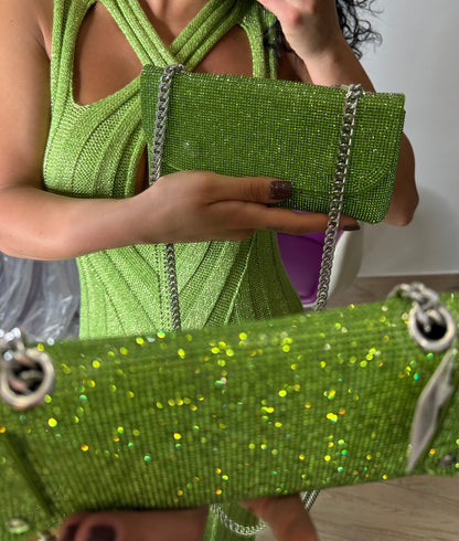 Shine Pochette Green