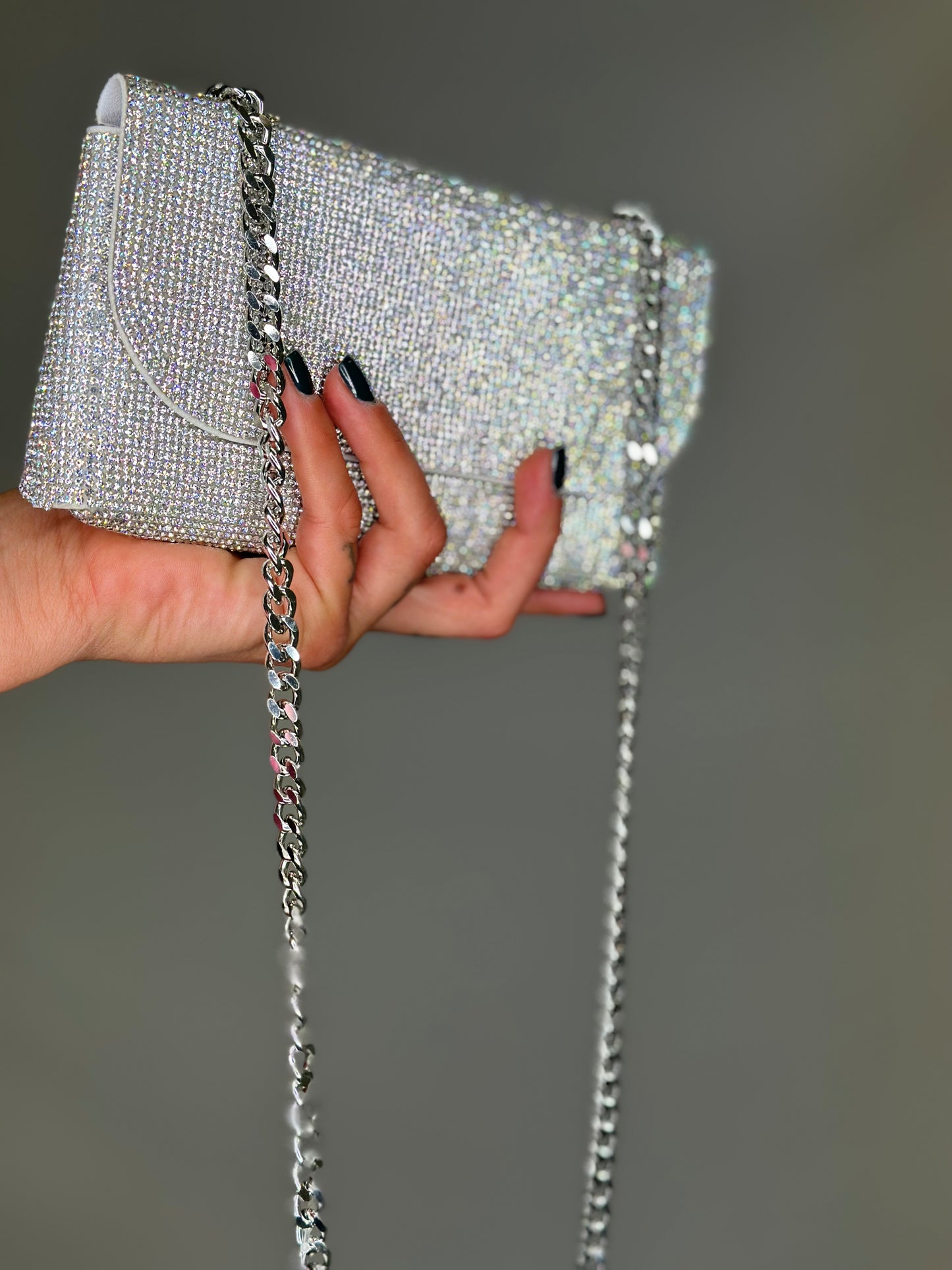 POCHETTE SWAROVSKI BASE BIANCA