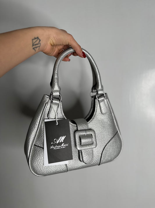 BAG METALLICA ARGENTO