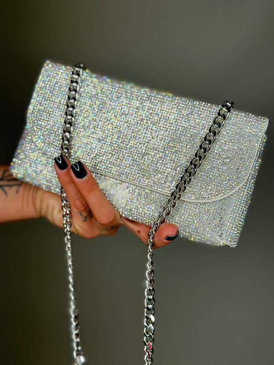 POCHETTE SWAROVSKI BASE BIANCA