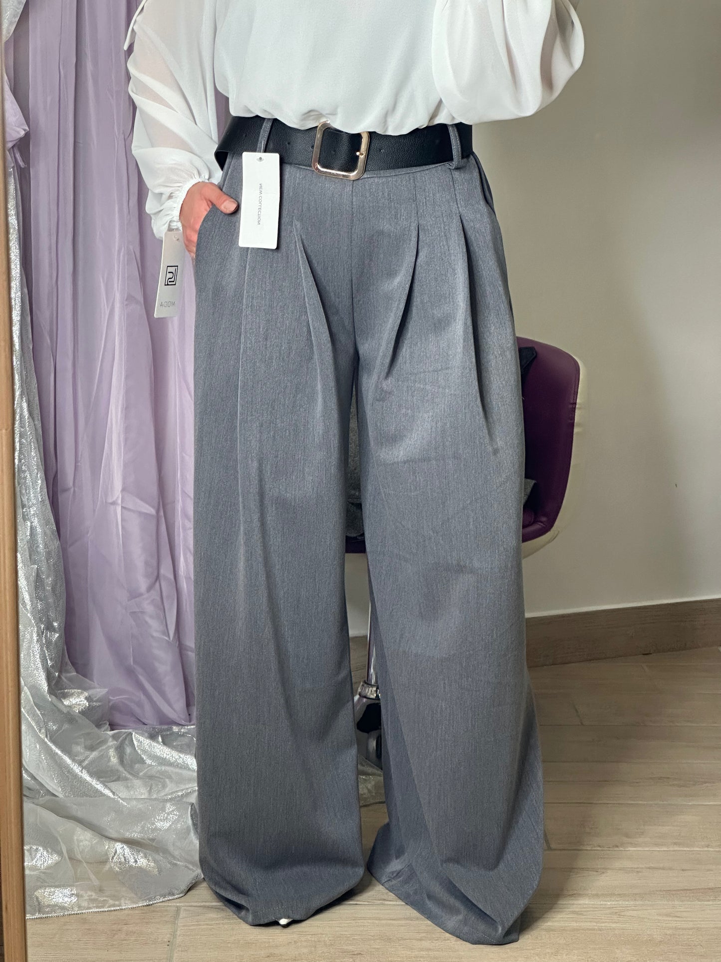 PANTALONE PALAZZO ELEGANTE